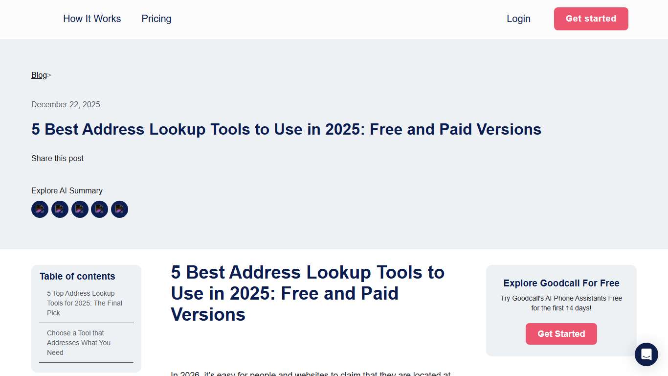 5 Best Address Lookup Tools to Use in 2025